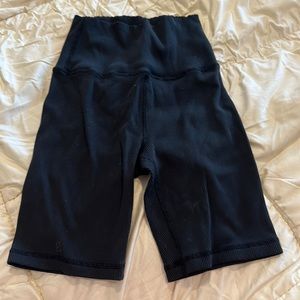 Offline by Aerie black ribbed biker shorts size S